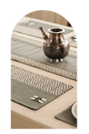 Aeolus Dining Set of a table Runner and 8 mats