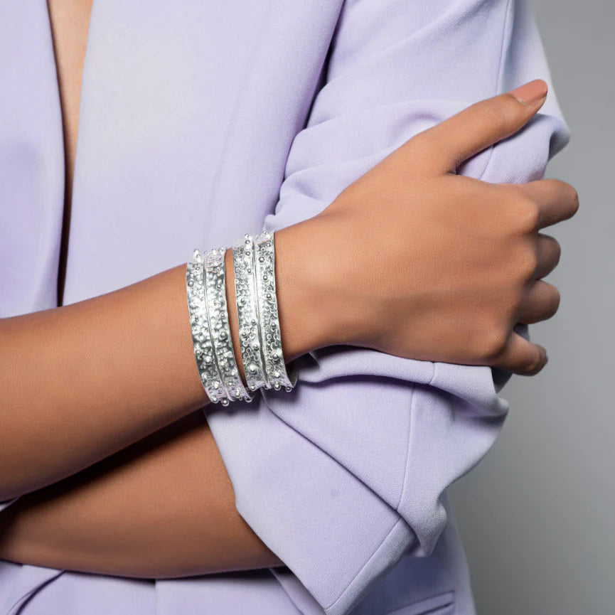 Dira Bangle Morning Dew - Set of 2