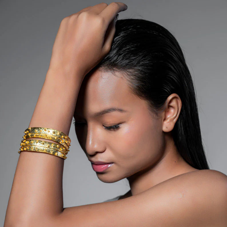 Dira Bangle Morning Dew - Set of 2