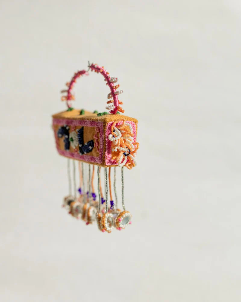 Maldives handmade hoop earrings