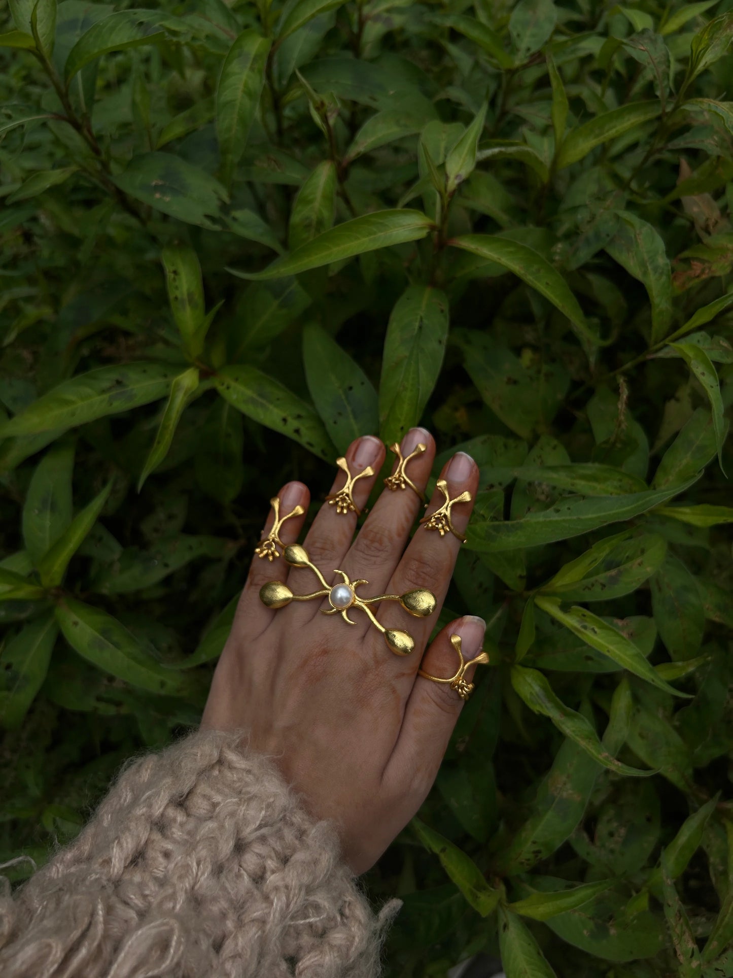 Goddess Pearl Ring