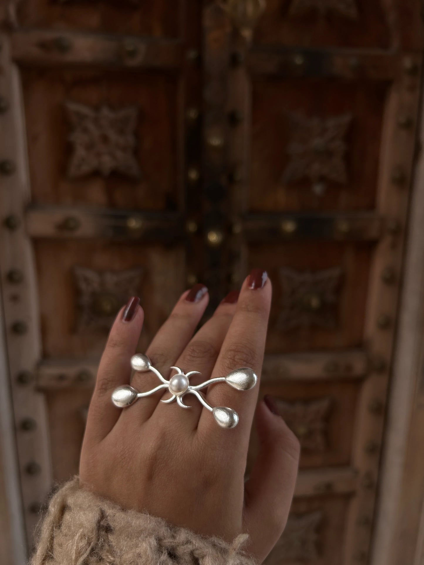 Goddess Pearl Ring