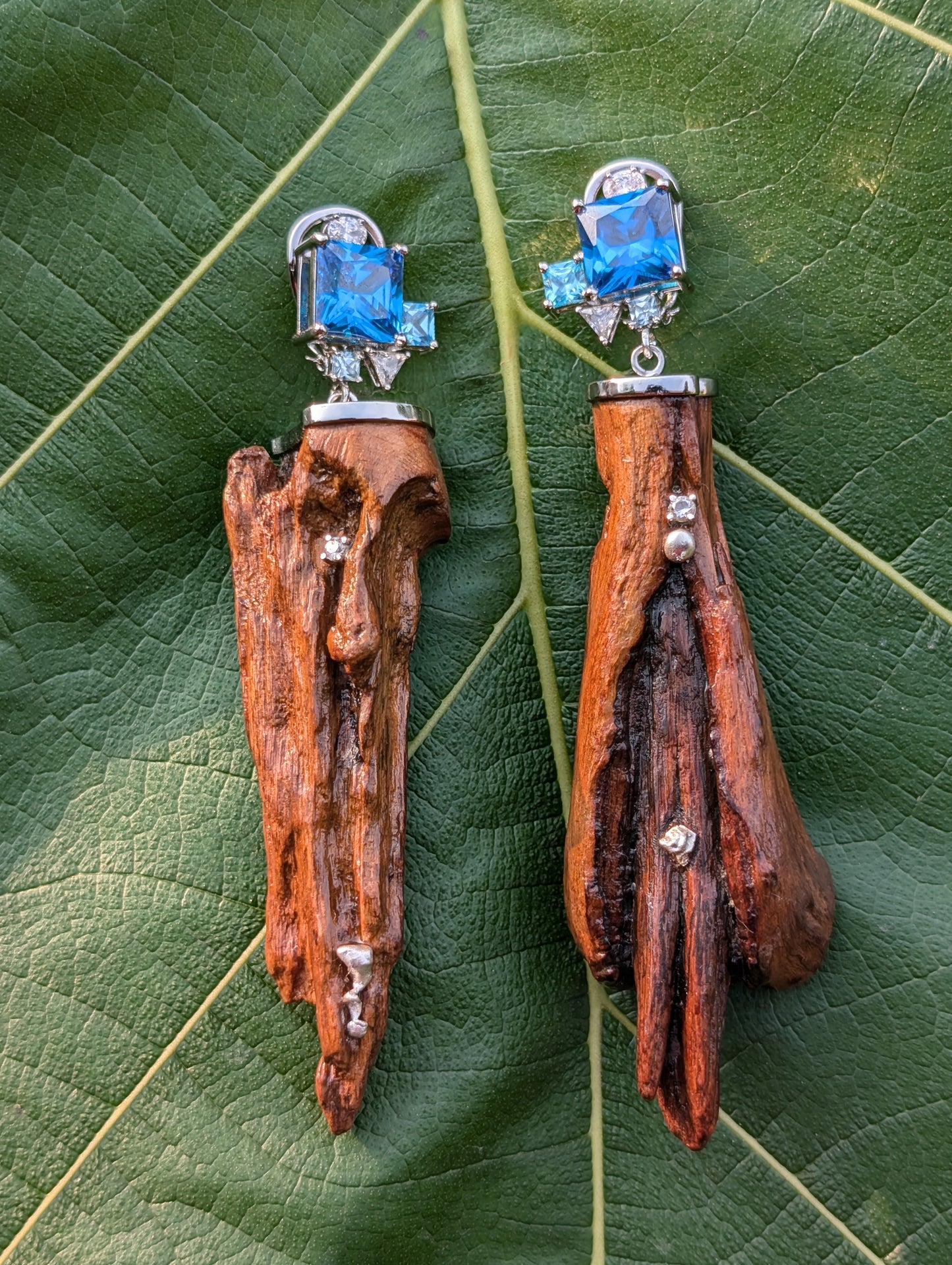 Aqua Aura Earrings