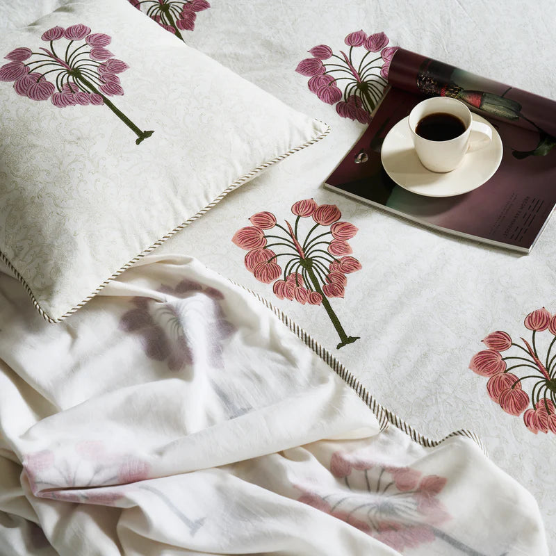 FIG BLOCK PRINT BEDSHEET SET