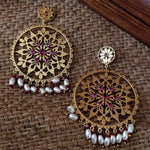 Shaheer Gold Dangler Earrings