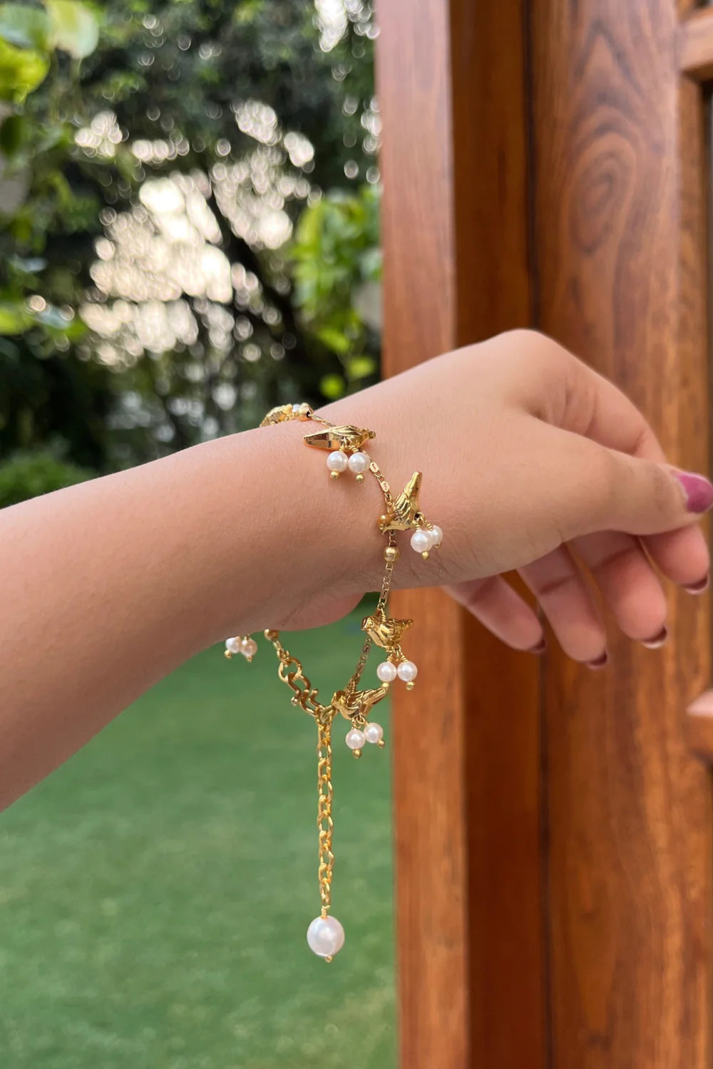 Chirp Bird Gold Bracelet