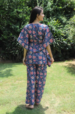 Feels Like Home Hand Block Printed Cotton Kaftan Jammies