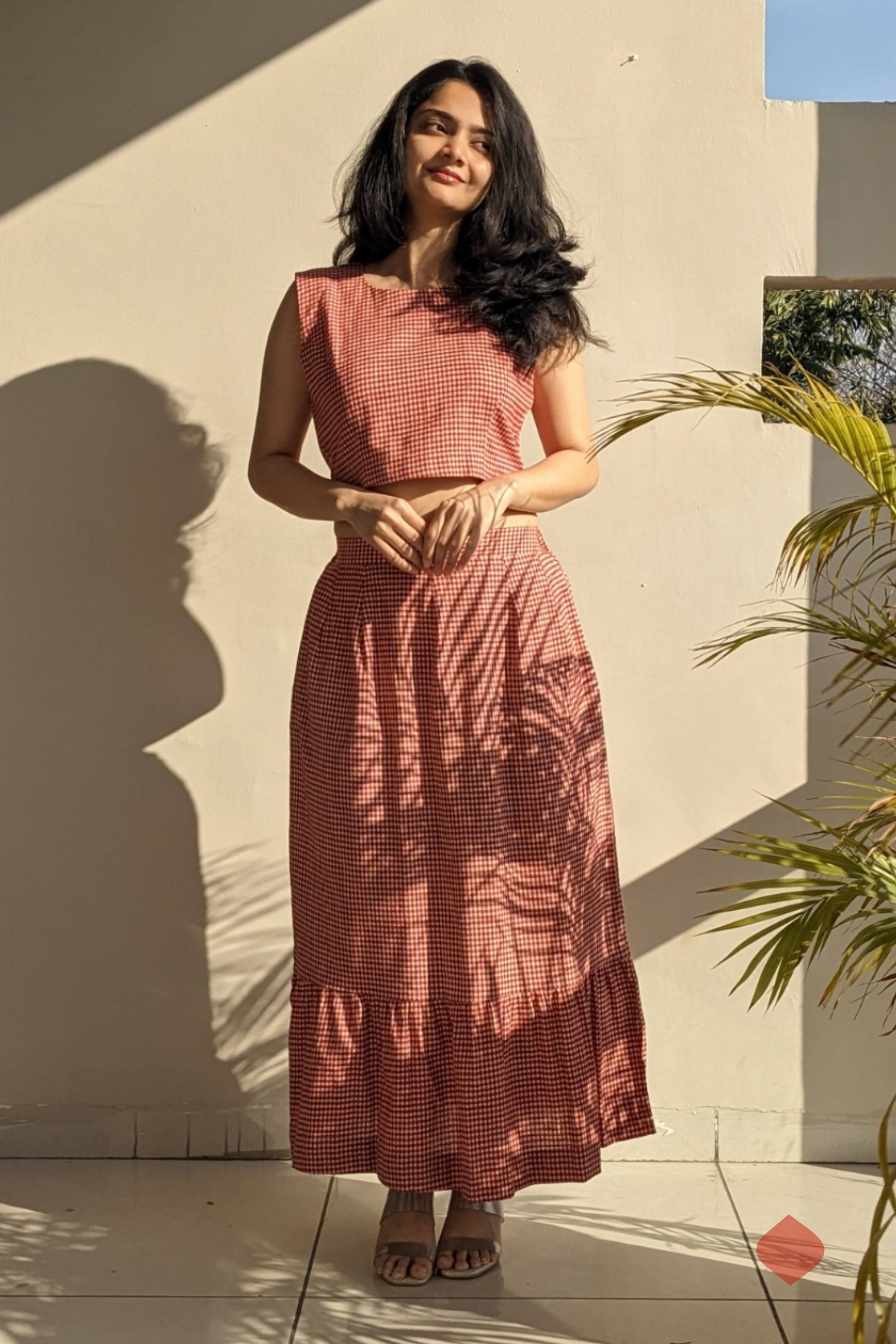 Gunkali – Contemporary Skirt & Top Set | Naturally Dyed | Organic Cotton