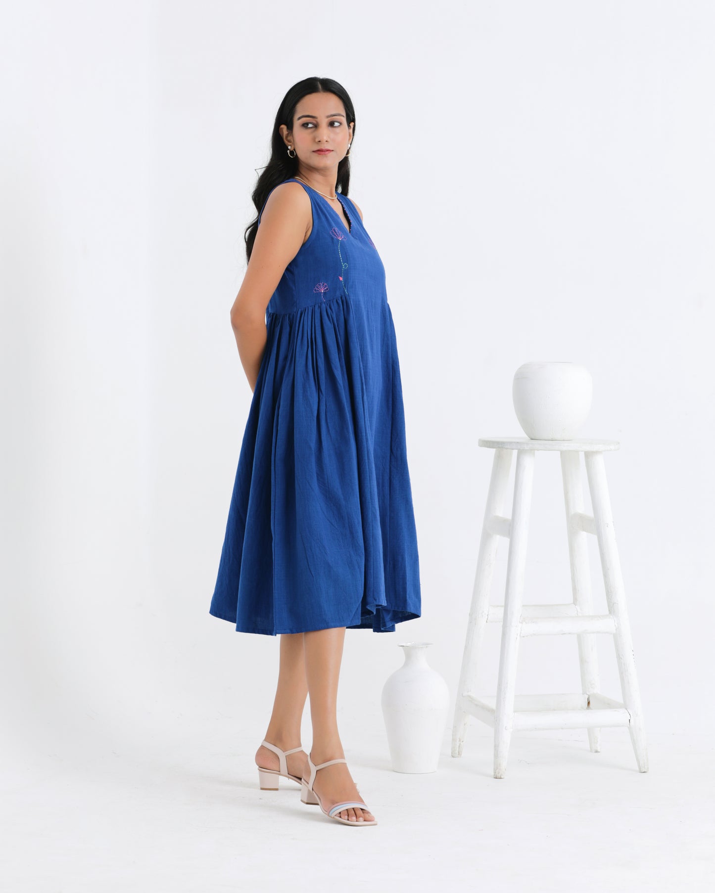 Shama Side Gather Dress