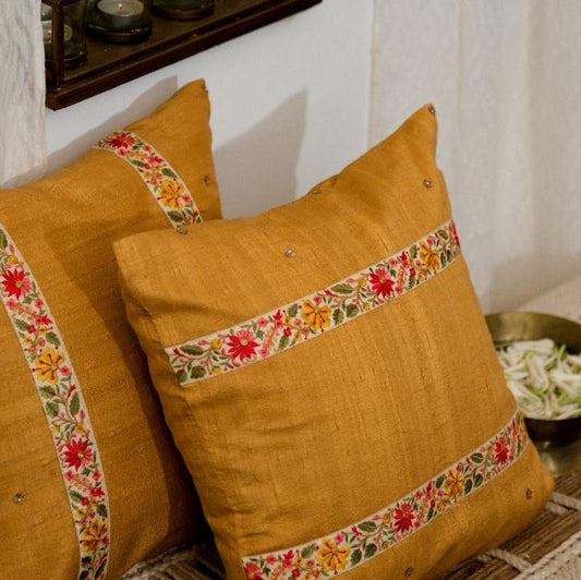 Tamarind Handwoven Cushion - 1 pc