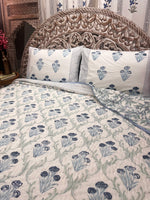 Lily Blue Bedding Set