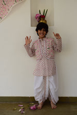 Pink Blossom Kurta Set