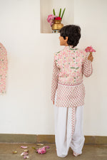 Pink Blossom Kurta Set