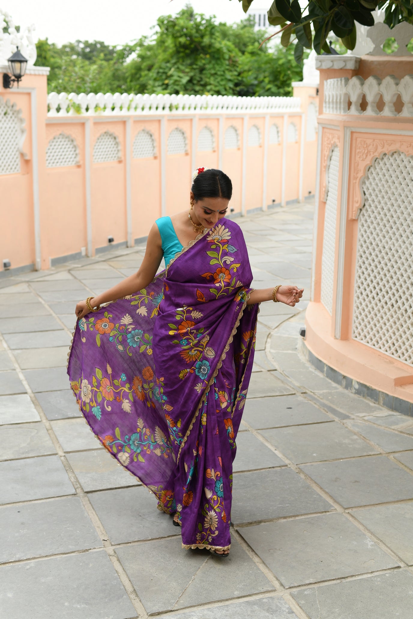 Nitya Kalamkari Saree