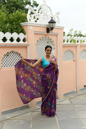 Nitya Kalamkari Saree