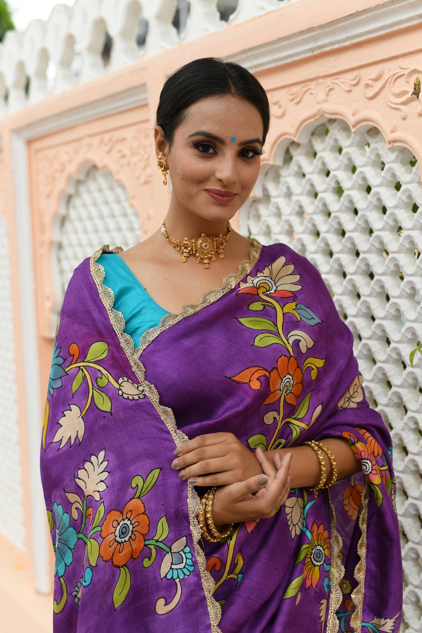 Nitya Kalamkari Saree