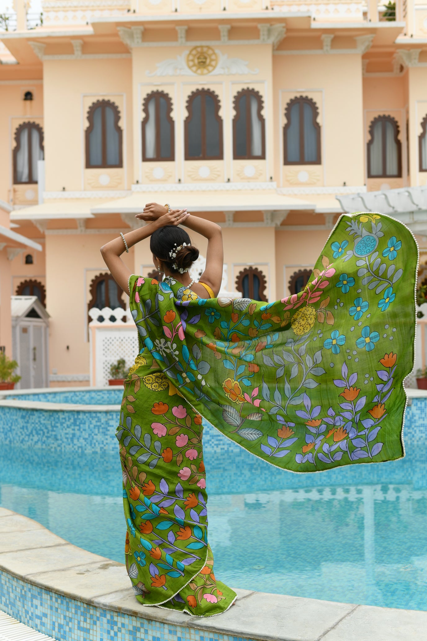 Komari Kalamkari Saree