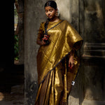 Shikhara I Gold tissue saree