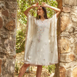 White Embroidered Kaftan