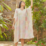 Multi Colour Embroidered Kaftan