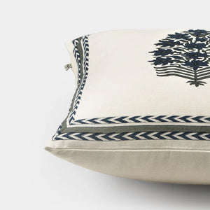 ARECA BLOCK PRINTED CUSHION COVER