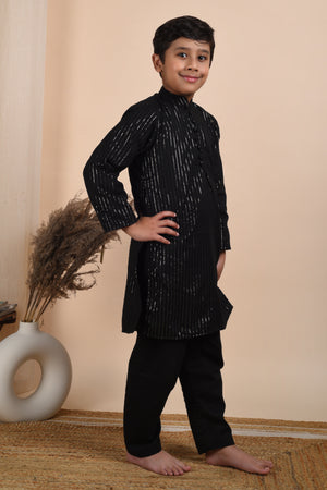 Black Kurta Set