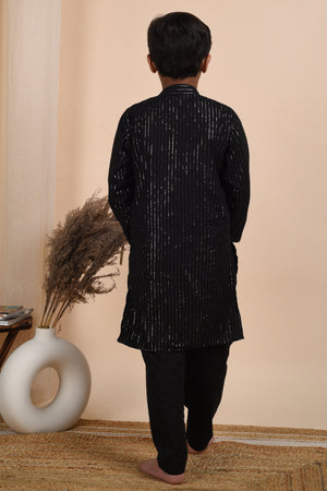 Black Kurta Set