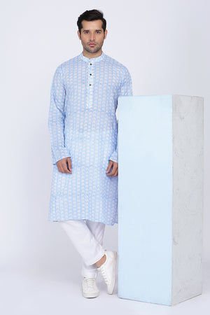 Mist Cotton Kurta