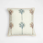 COMMON IVY BLOCK PRINTED COTTON CUSHION COVER