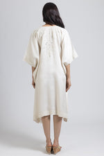 White Embroidered Kaftan