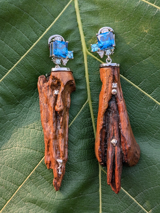 Aqua Aura Earrings