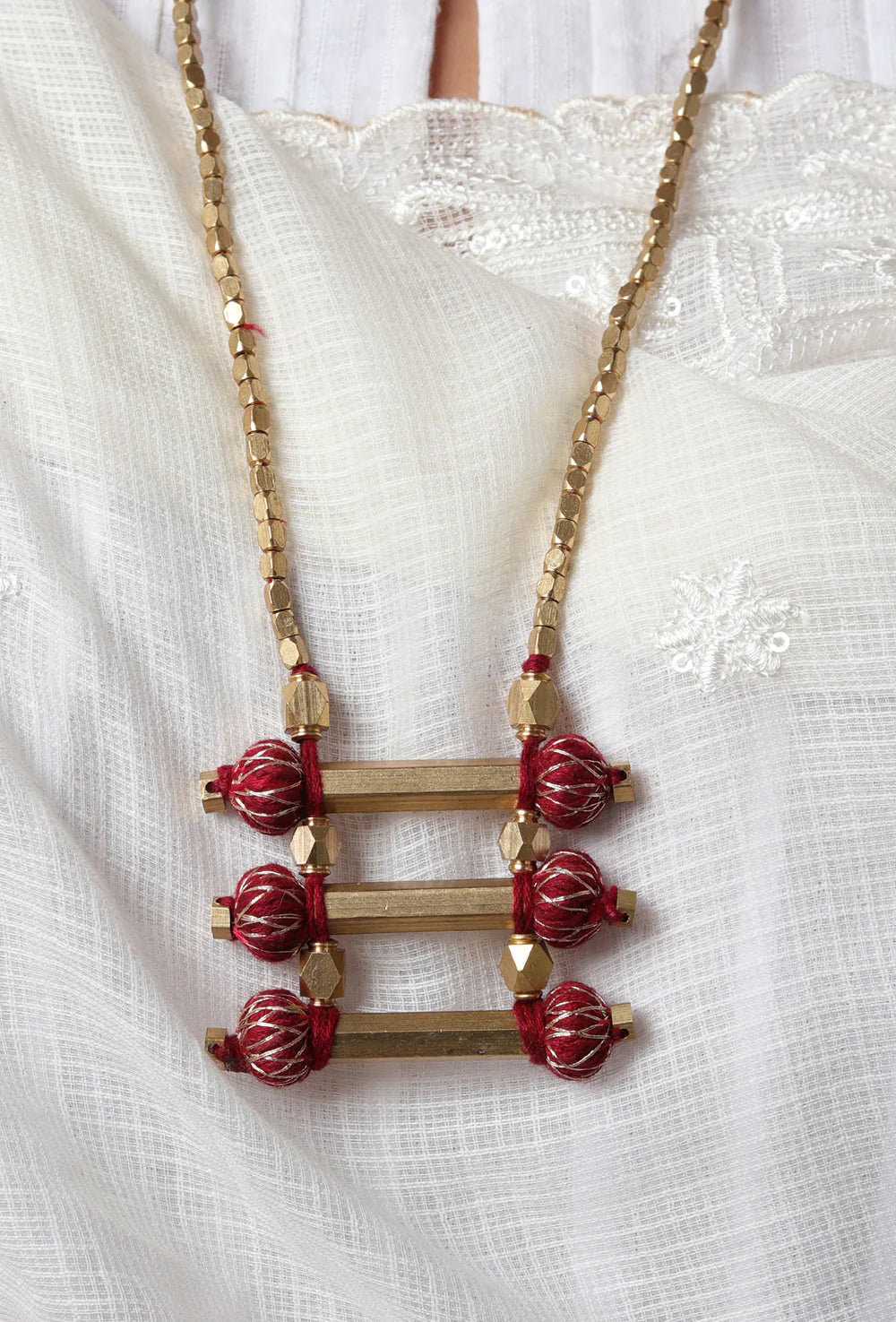 Ras Maroon Necklaces