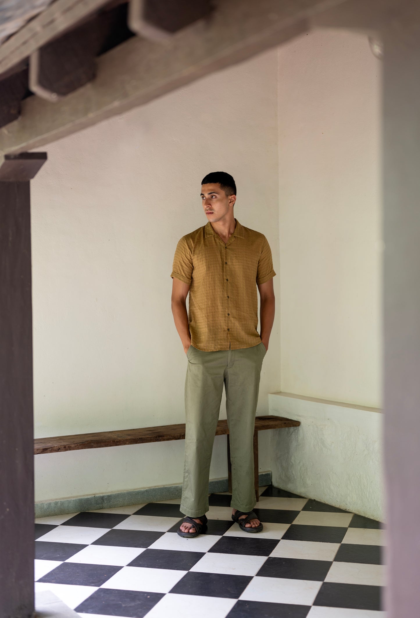 Birch Handwoven Cotton Shirt