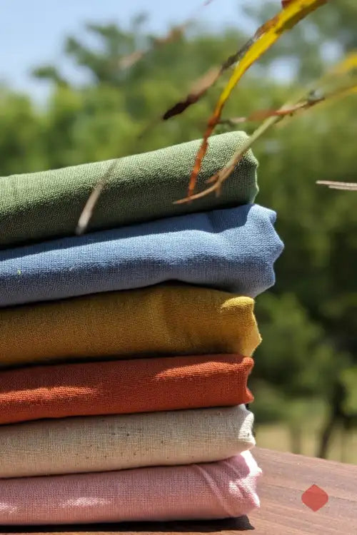 Healthy Fabrics | Handwoven Organic Cotton | Eco Dyed | Skin Safe | Soft & Comfortable | For Men, Women & Kids