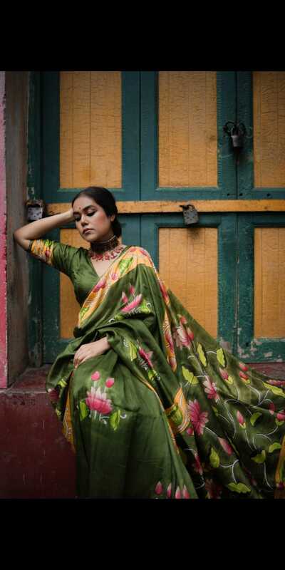 Noor Pichwai Saree