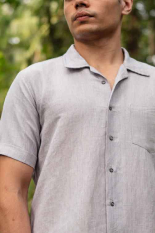 Elm Handwoven Khadi Cotton Shirt